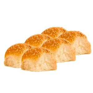 6 Pack Bread Rolls including 6 pack of soft, white bread rolls with sesame seed toppings